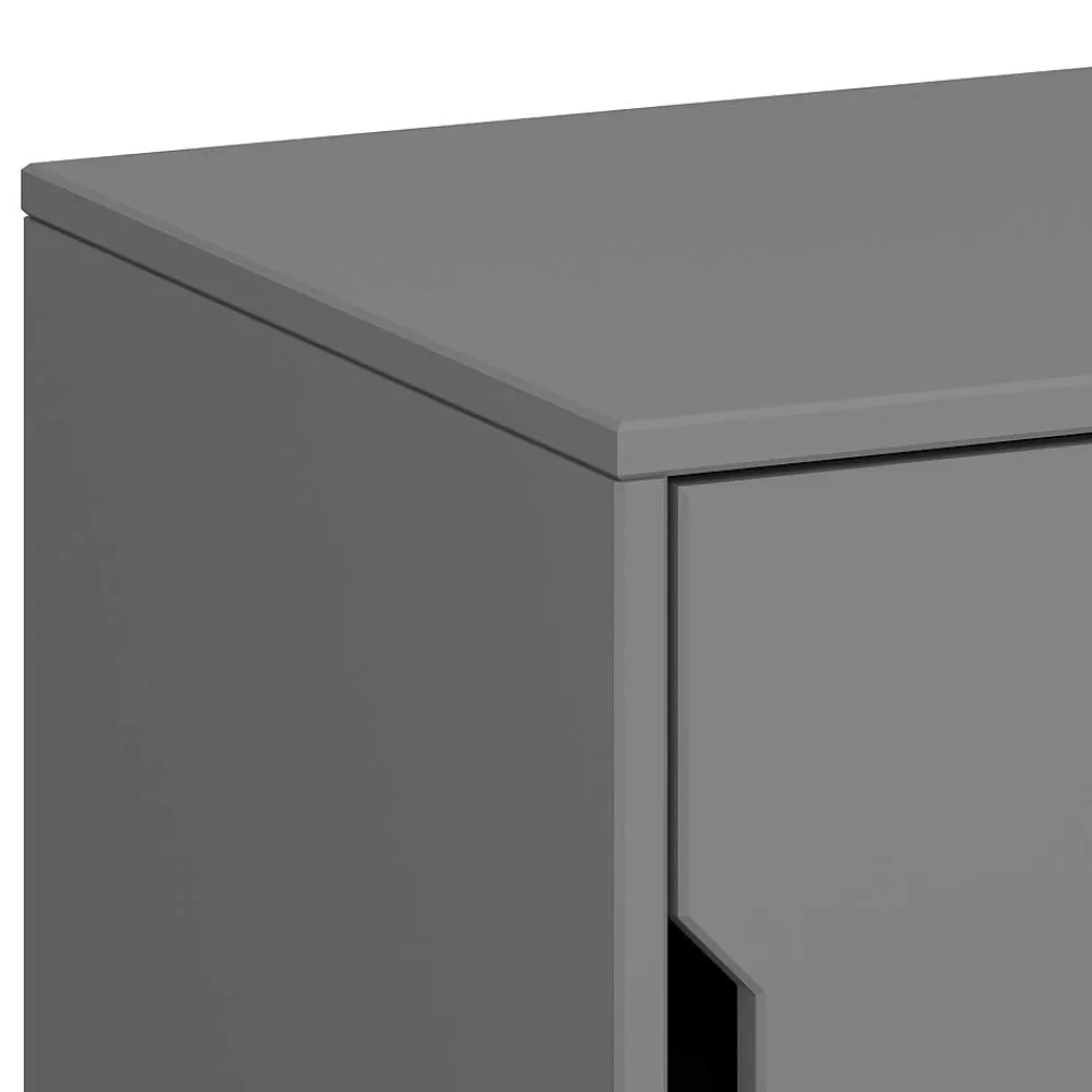 Wohnen Moderner Nachtschrank in Grau - Niento