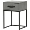 Wohnen Moderner Nachttisch in Grau & Schwarz - Firgetta