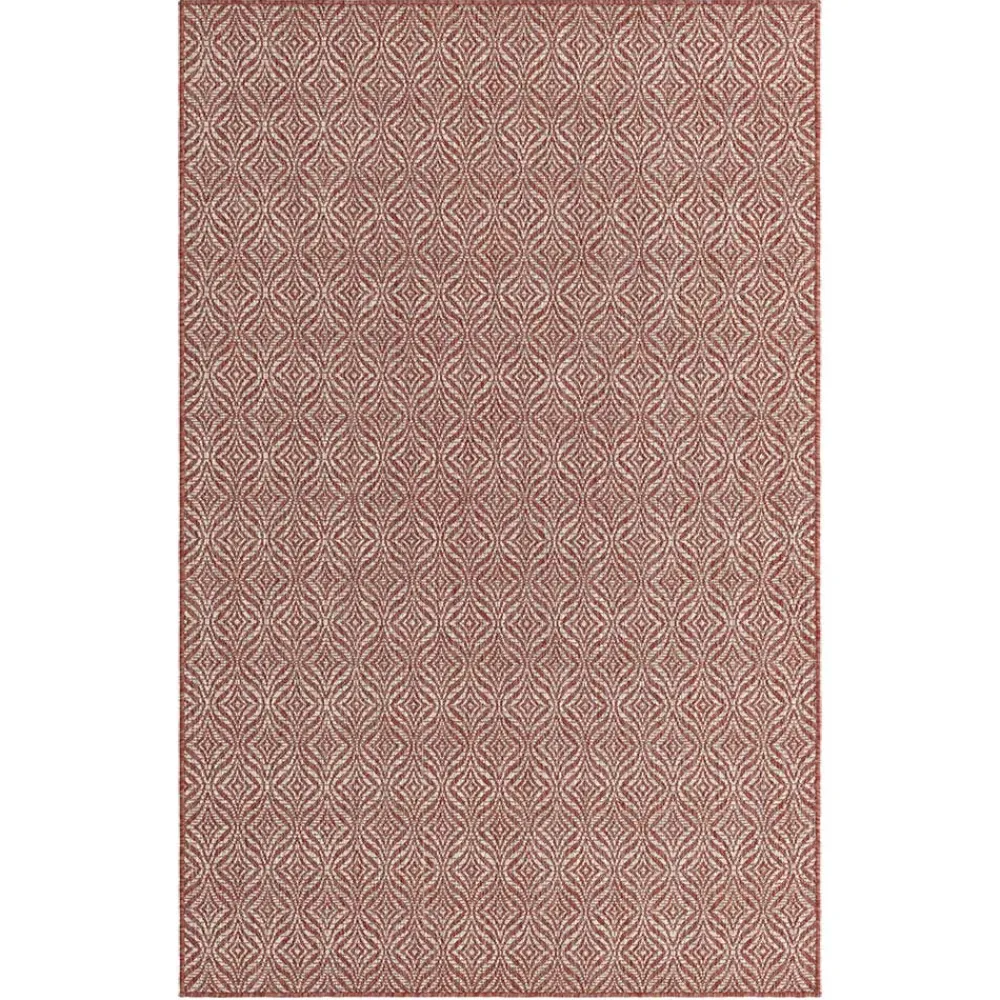 Wohnen Teppiche*Moderner Outdoor Teppich in Rost & Creme - Ranieros