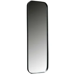 Wohnen Moderner Oval Spiegel in Schwarz - Locila