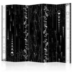 Wohnen Moderner Paravent in Schwarz & Weiß - Nemphia