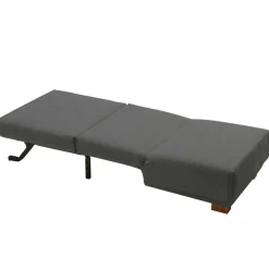 Wohnen Moderner Schlafsessel in Dunkelgrau & Eiche - Amare