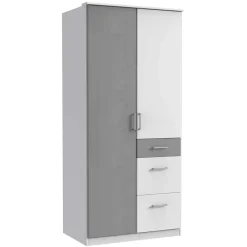 Wohnen Moderner Schlafzimmerschrank zweifarbig - Karimos