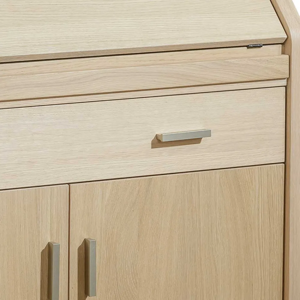 Wohnen Moderner Schreibschrank mit Furnier Eiche - Twinn