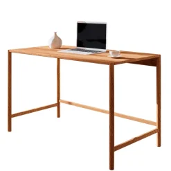 Wohnen Bürotische*Moderner Schreibtisch aus Wildbuche massiv - Indrya