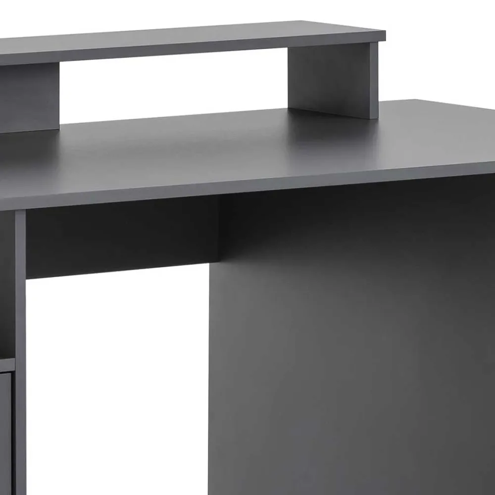 Wohnen Jugendzimmertische*Moderner Schreibtisch in Anthrazit - Imilias