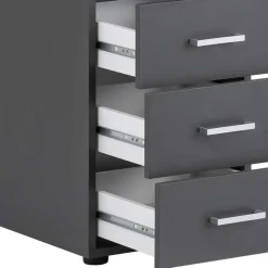 Wohnen Jugendzimmertische*Moderner Schreibtisch in Anthrazit - Imilias