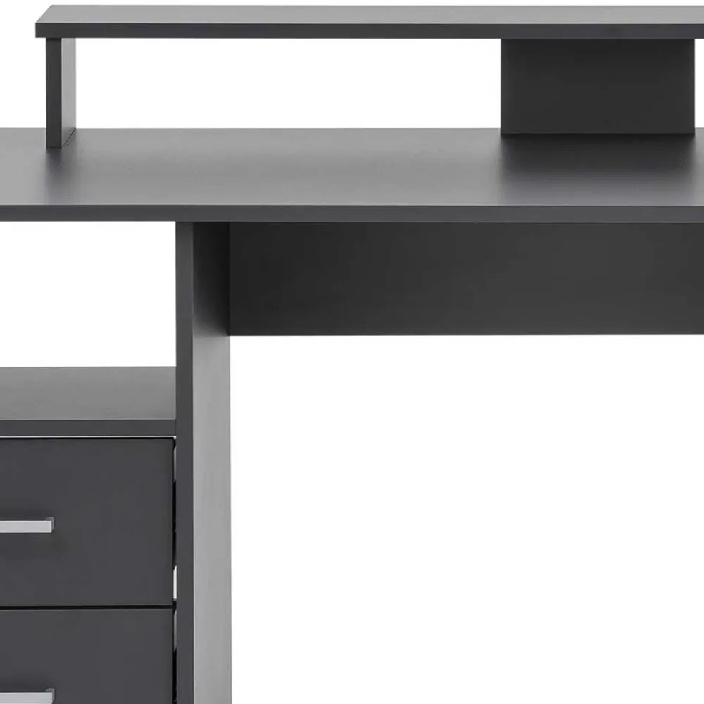 Wohnen Jugendzimmertische*Moderner Schreibtisch in Anthrazit - Imilias