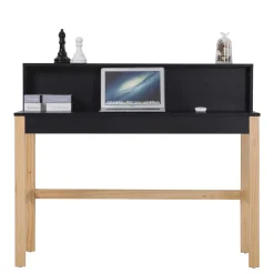 Wohnen Moderner Schreibtisch mit Aufsatz - zweifarbig - Ynes