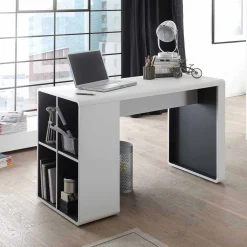 Wohnen Moderner Schreibtisch mit Regal - Compadro