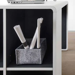 Wohnen Moderner Schreibtisch mit Regal - Compadro