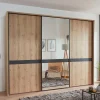 Wohnen Kleiderschränke|Kleiderschränke*Moderner Schwebetürenschrank mit Spiegel - Ulapos