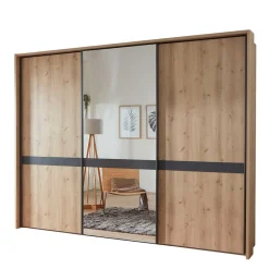 Wohnen Kleiderschränke|Kleiderschränke*Moderner Schwebetürenschrank mit Spiegel - Ulapos