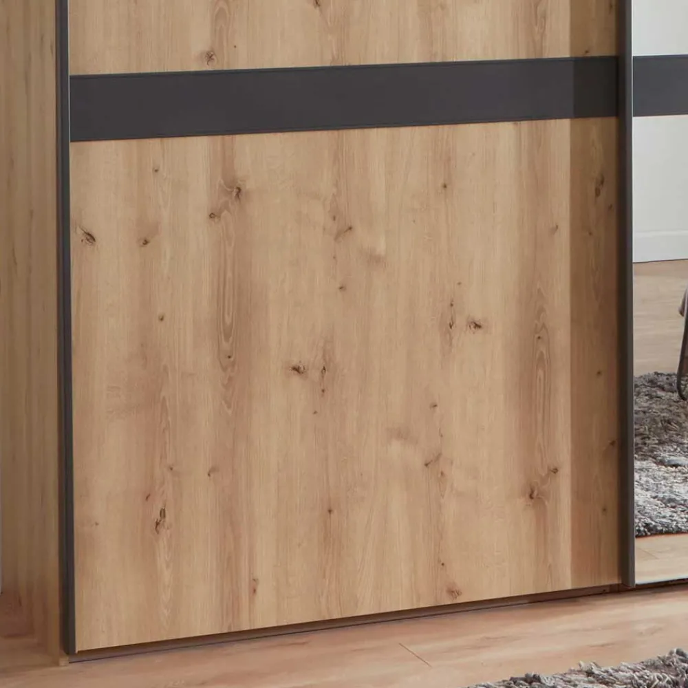 Wohnen Kleiderschränke|Kleiderschränke*Moderner Schwebetürenschrank mit Spiegel - Ulapos