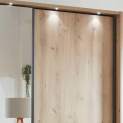 Wohnen Kleiderschränke|Kleiderschränke*Moderner Schwebetürenschrank mit Spiegel - Ulapos