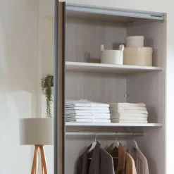 Wohnen Kleiderschränke|Kleiderschränke*Moderner Schwebetürenschrank mit Spiegel - Ulapos