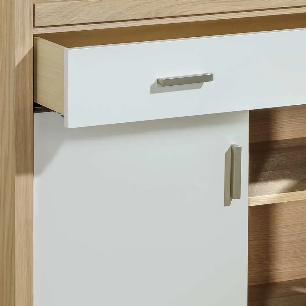 Wohnen Moderner Sekretär in Creme & Eiche Bianco - Jamaica