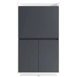 Wohnen Moderner Sekretär in Weiß und Anthrazit - Exotica