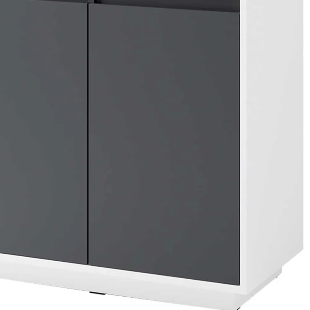 Wohnen Moderner Sekretär in Weiß und Anthrazit - Exotica