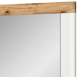 Wohnen Spiegel|Flurspiegel*Moderner Spiegel in Weiß & Wildeiche - Hihat