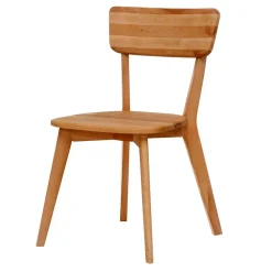Wohnen Naturholzmöbel|Massivholzmöbel*Moderner Stuhl aus Kernbuche Massivholz - Brossan