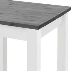 Wohnen Landhausmöbel|Bartische*Moderner Tresentisch in Grau und Weiß - Mantryna