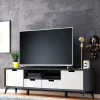 Wohnen Tv & Hifi-Möbel|Tv & Hifi-Möbel*Moderner TV Unterschrank in Weiß & Grau - Vadids