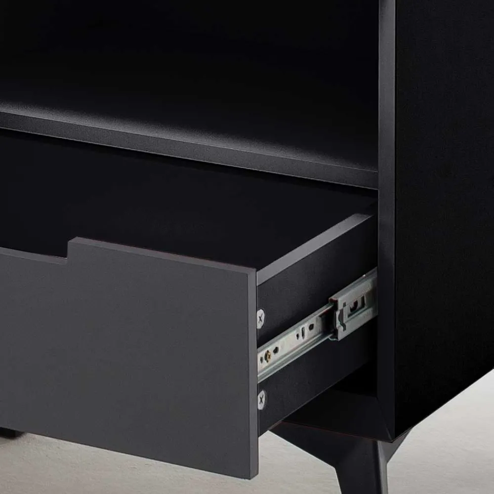 Wohnen Tv & Hifi-Möbel|Tv & Hifi-Möbel*Moderner TV Unterschrank in Weiß & Grau - Vadids