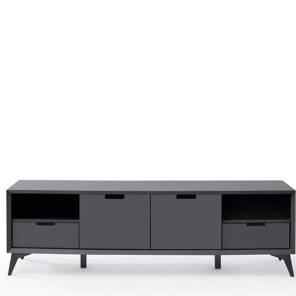 Wohnen Tv & Hifi-Möbel|Tv & Hifi-Möbel*Moderner TV Unterschrank in Weiß & Grau - Vadids