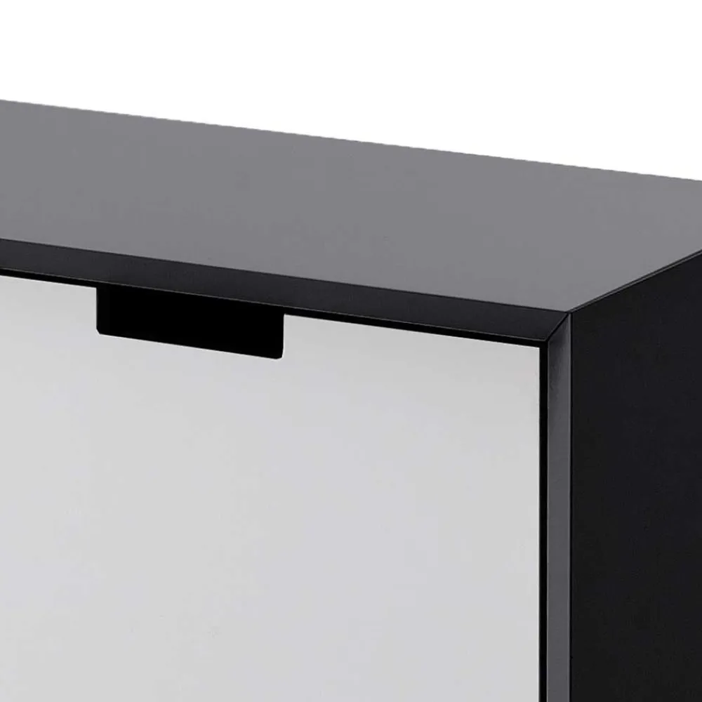 Wohnen Tv & Hifi-Möbel|Tv & Hifi-Möbel*Moderner TV Unterschrank in Weiß & Grau - Vadids