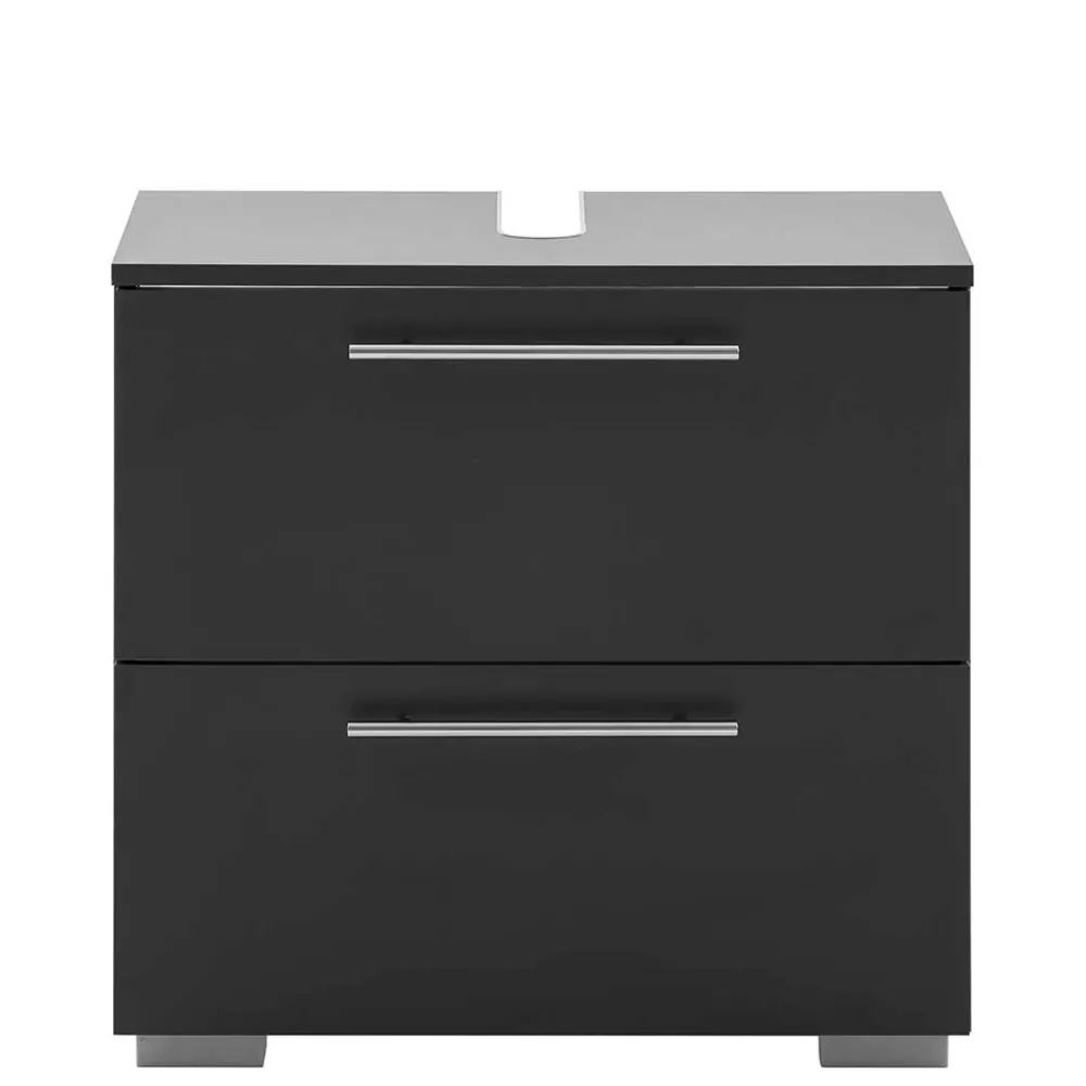 Wohnen Moderner Waschbecken Unterschran in Anthrazit - Cosminaro