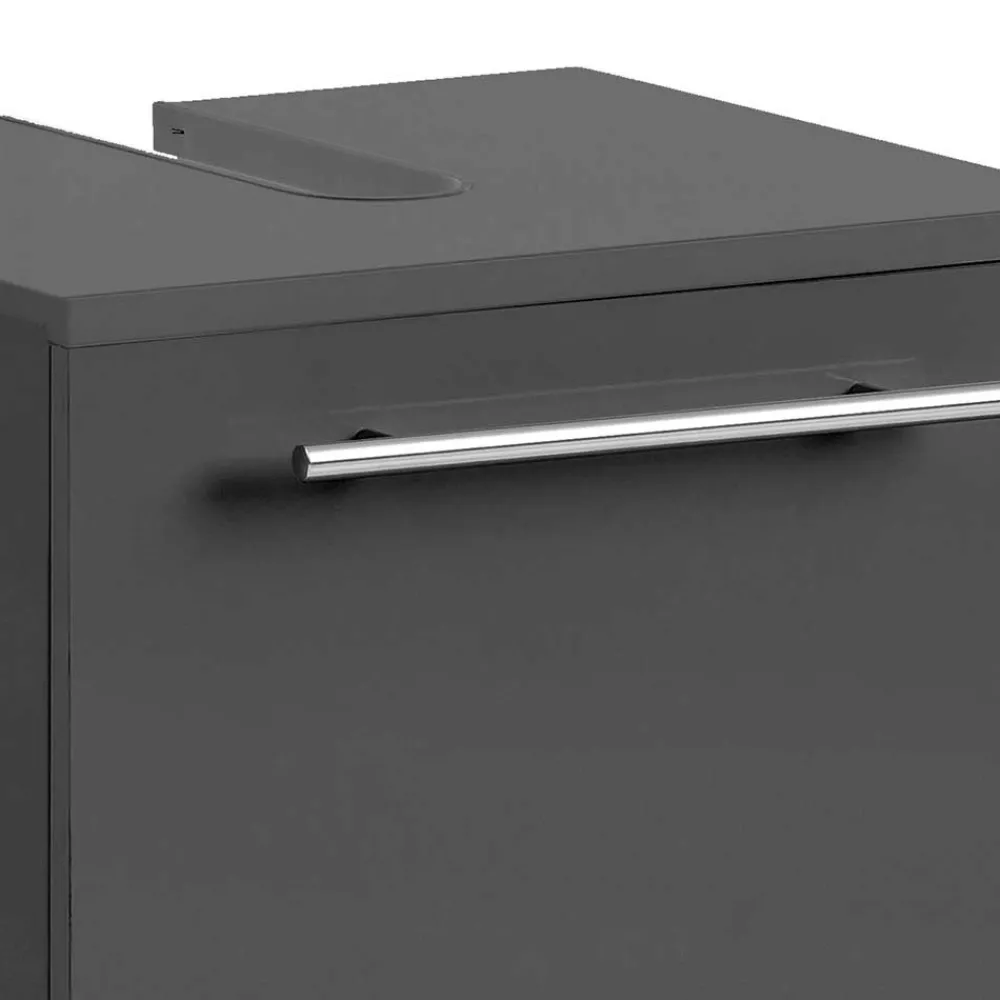 Wohnen Moderner Waschbecken Unterschran in Anthrazit - Cosminaro