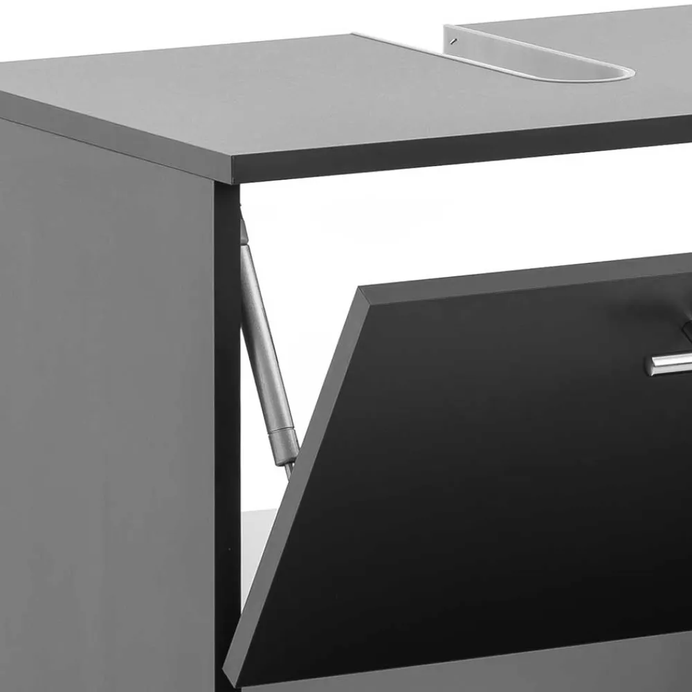 Wohnen Moderner Waschbecken Unterschran in Anthrazit - Cosminaro
