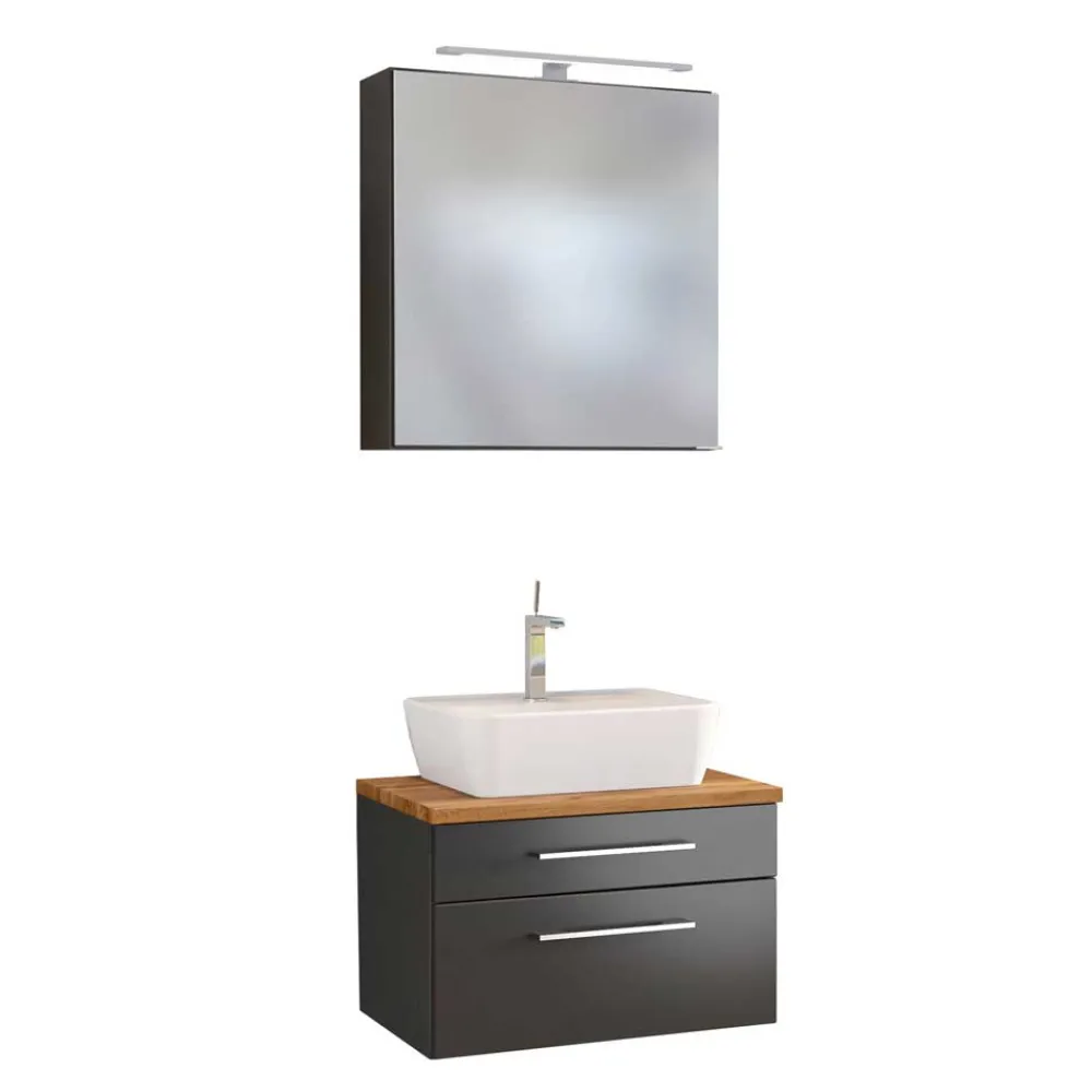 Wohnen Moderner Waschplatz in Grau - Estregos (zweiteilig)