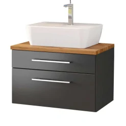 Wohnen Moderner Waschplatz in Grau - Estregos (zweiteilig)