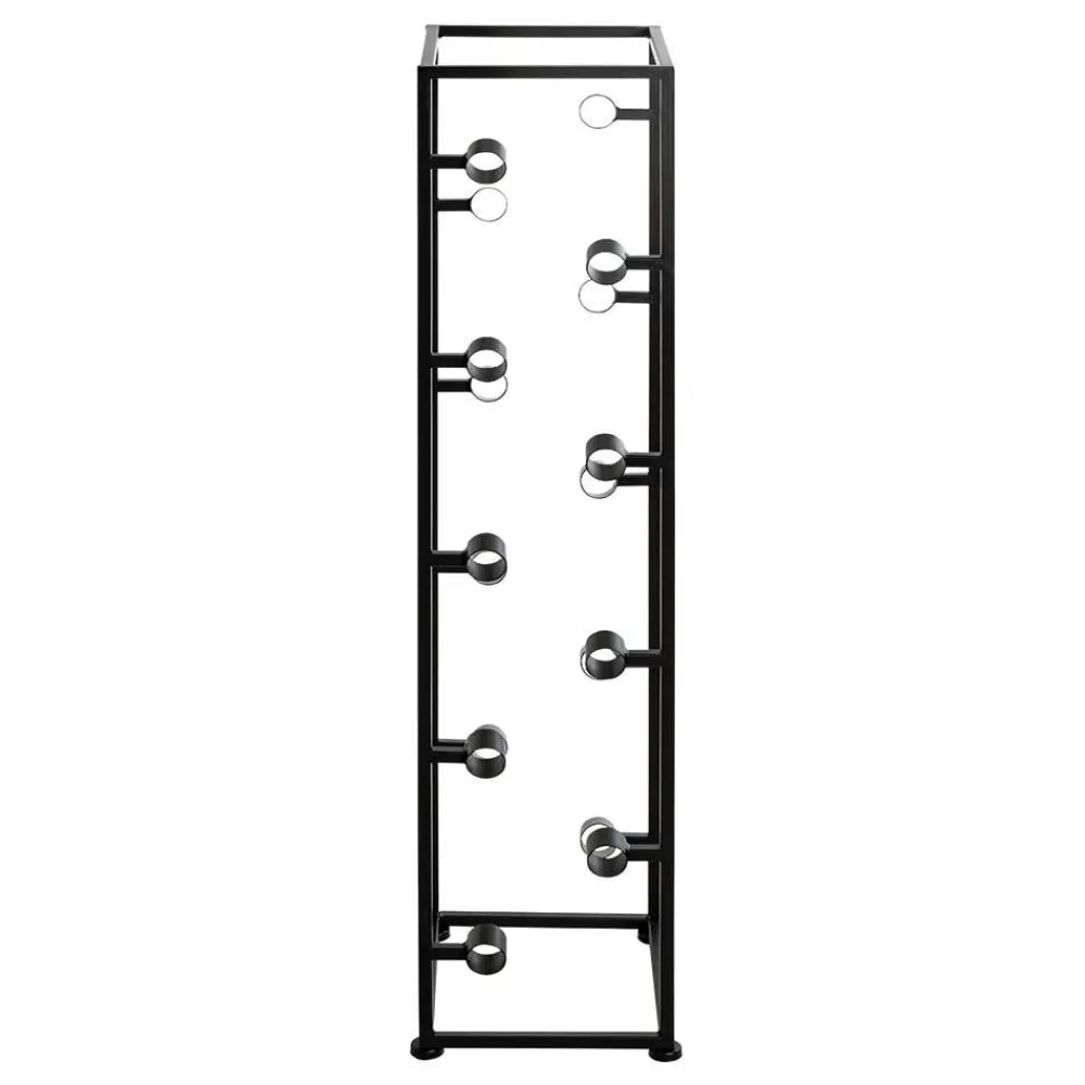 Wohnen Moderner Weinflaschen Halter in Schwarz - Esman