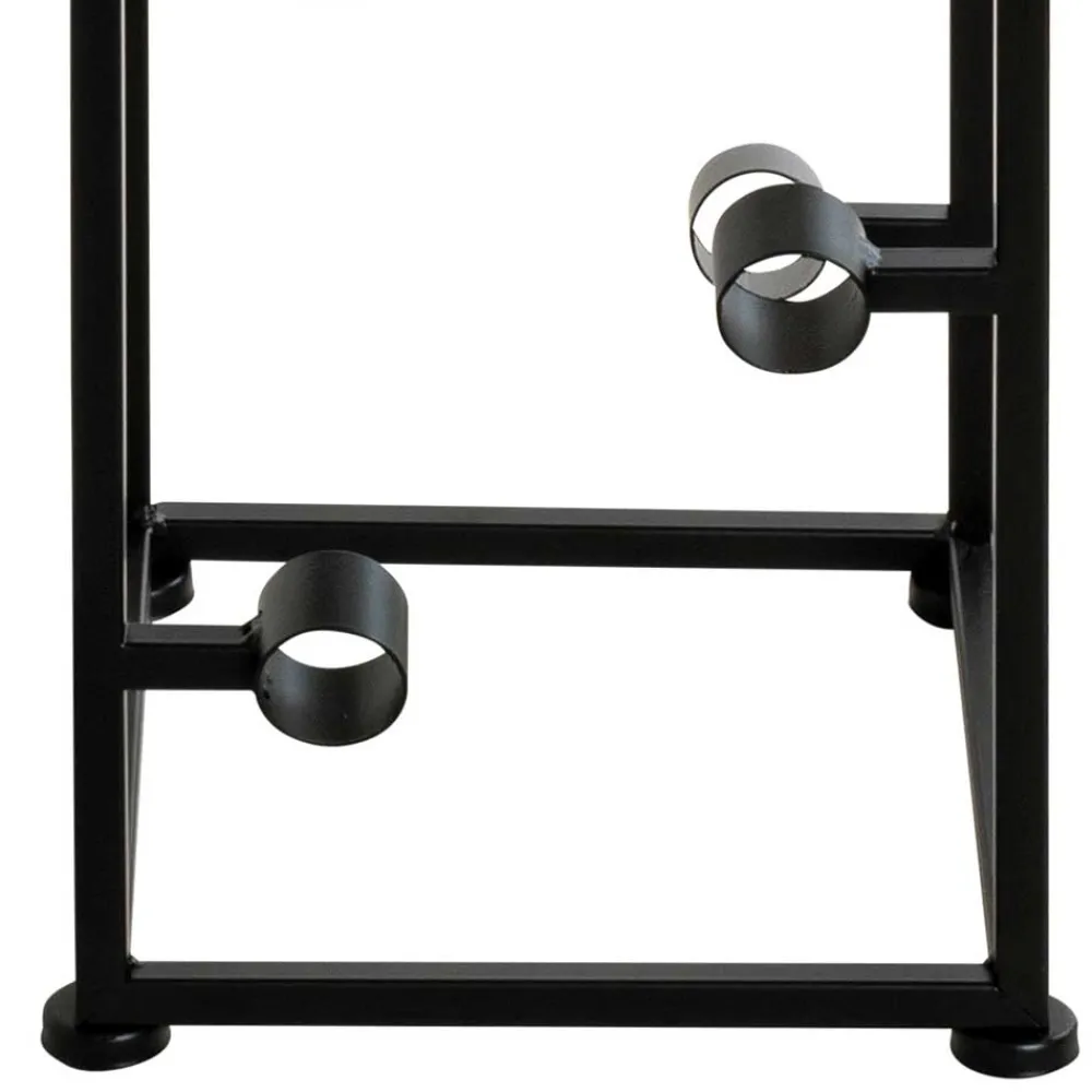 Wohnen Moderner Weinflaschen Halter in Schwarz - Esman