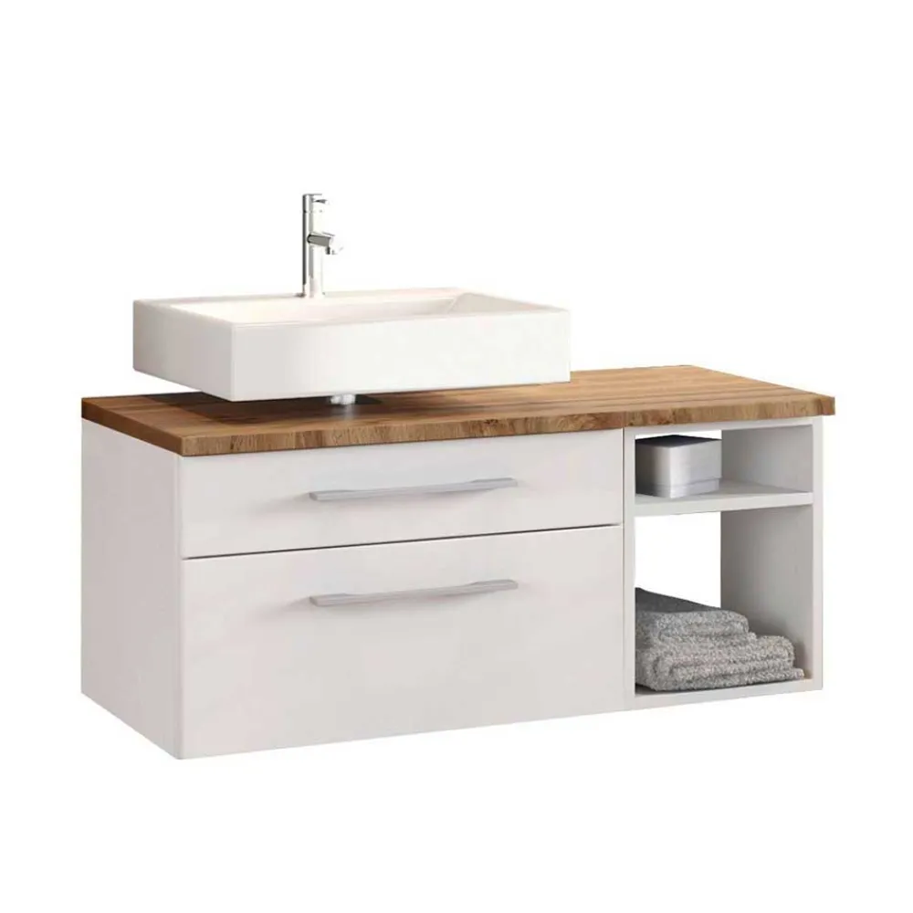 Wohnen Modernes Bad Set mit Beckenschrank - Enwicos (dreiteilig)