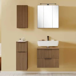 Wohnen Badezimmer Komplett*Modernes Badezimmer - Möbelset - Ucaida (vierteilig)