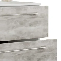 Wohnen Modernes Badezimmer in Betonoptik - Salvadore (vierteilig)