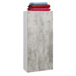 Wohnen Modernes Badezimmer in Betonoptik - Salvadore (vierteilig)