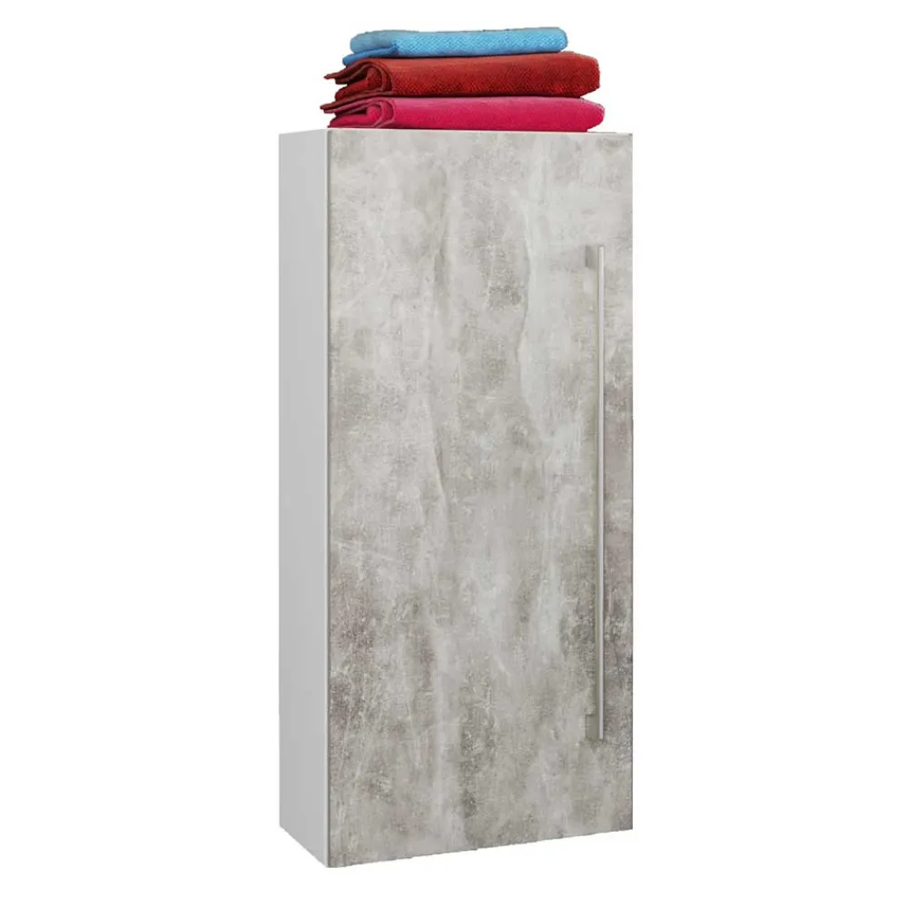 Wohnen Modernes Badezimmer in Betonoptik - Salvadore (vierteilig)