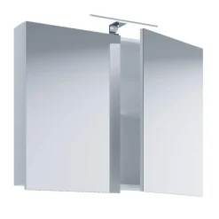 Wohnen Modernes Badezimmer in Weiß - Ipsum (vierteilig)