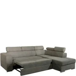 Wohnen Modernes Ecksofa mit Schlaffunktion und Bettkasten - Janilea