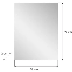 Wohnen Weiße Möbel|Glasmöbel*Modernes Garderobenmöbel in Weiß - Rugova (zweiteilig)