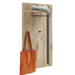 Wohnen Modernes Garderobenpaneel mit Hutboden & Stange - Baiamare