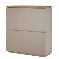 Wohnen Esszimmerschränke|Highboards*Modernes Highboard in Taupe & Akazie - Anja