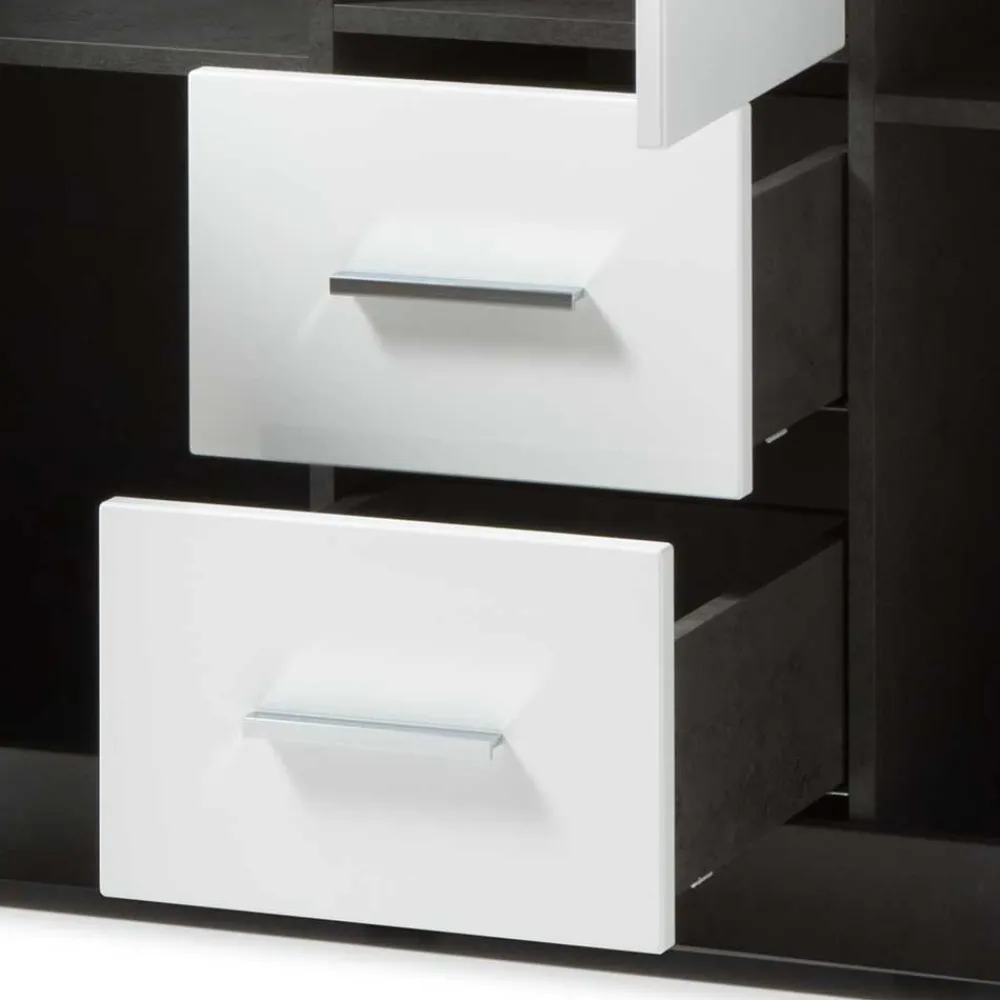 Wohnen Esszimmerschränke|Highboards*Modernes Hochglanz Highboard in Weiß - Istensa