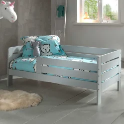 Wohnen Kindermöbel|Babybetten*Modernes Kinderbett mit Rausfall-Schutz - 140x70 - Naosa