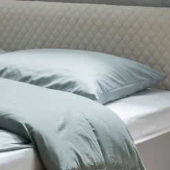 Wohnen Betten|Betten*Modernes Kunstlederbett in Beige - Crascanu